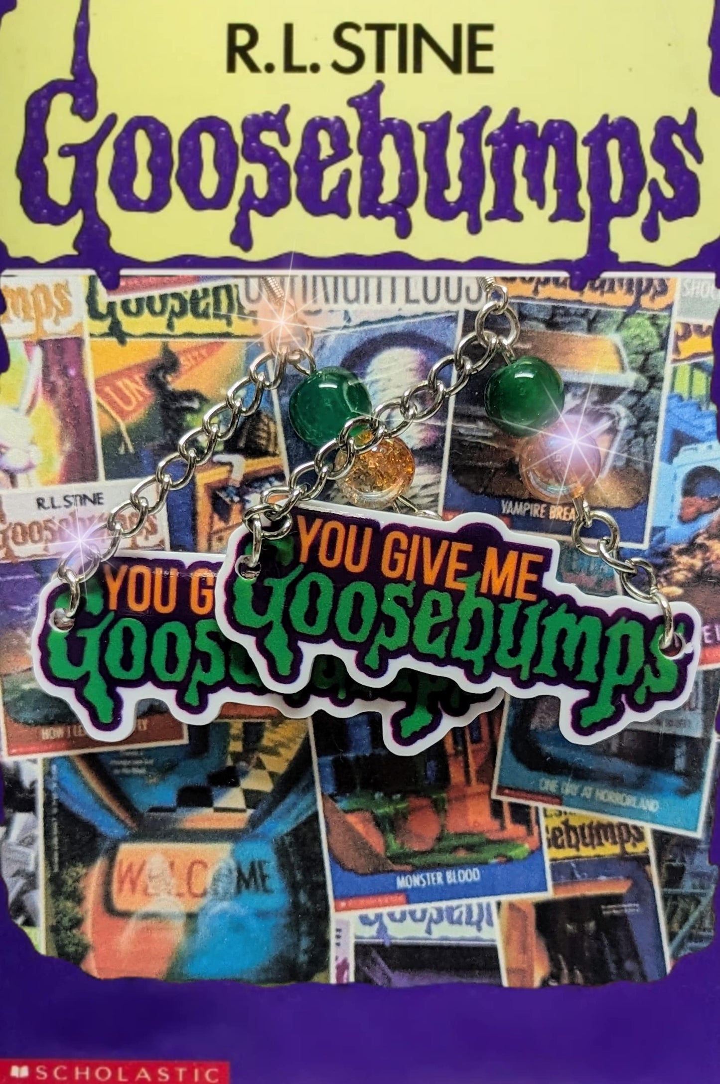 Goosebumps Inspired Earrings