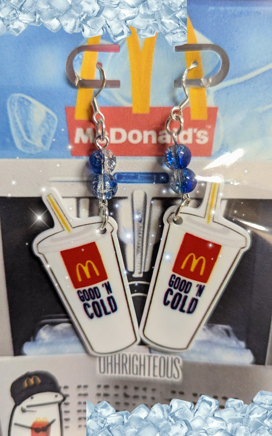 Good N Cold Drink Earrings