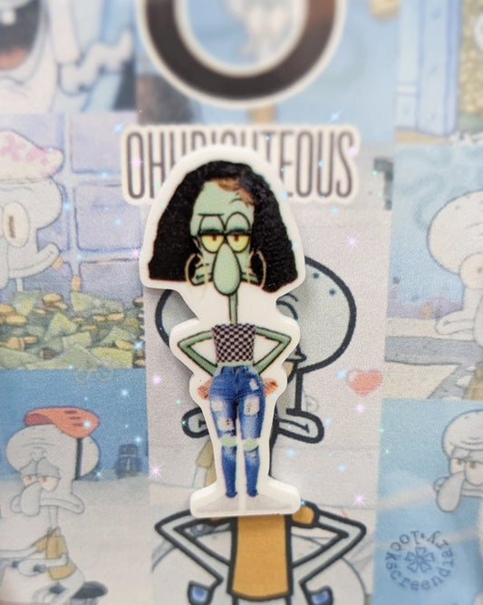 Home girl Squidward Pin