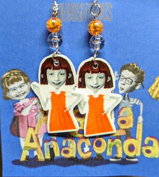 Angela Anaconda Earrings