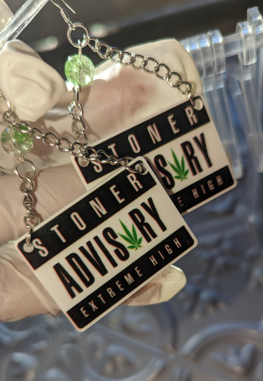 Stoners Advisory Earrings