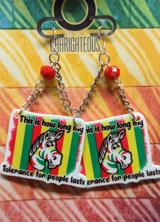 Fruit Stripe Gum Earrings