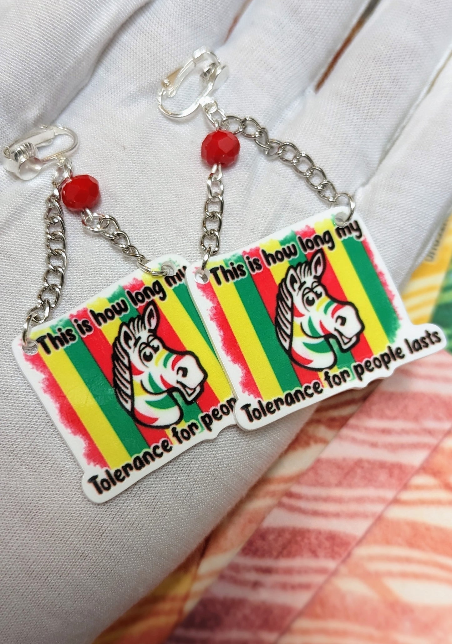 Fruit Stripe Gum Earrings