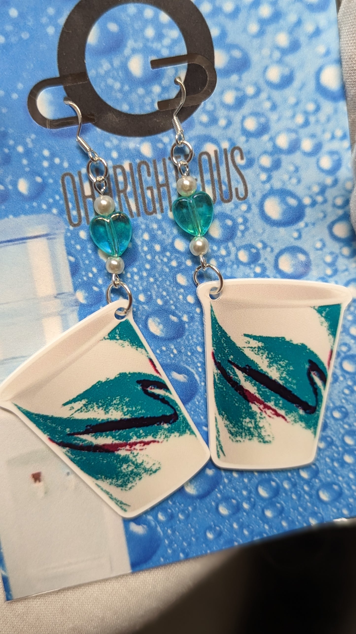 90s Water Cup Earrings